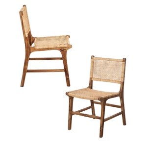 Chaises de jardin en teck, fauteuils de salle à manger en rotin, chaise en bois durable facile à assembler pour le jardin, meubles de restaurant - Product Image 4