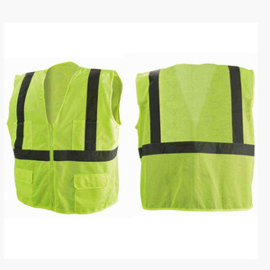 Unisex High Visibility Reflective Safety Vest Wholesale Customizable Logo Workwear Mesh New Design Cheap Price Safety Vest - Product Image 1