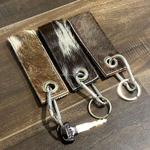 Clip de ceinture en cuir de vachette personnalisé mousqueton porte-clés bracelet en cuir véritable porte-clés cadeau mousqueton sangles porte-clés porte-clés - Product Image 6