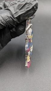 จี้โมอิสซาไนต์หรูหรา เงินแท้ 925 สำหรับทุกเพศ สไตล์ฮิปฮอป เครื่องประดับแฟชั่น สวยงาม เหมาะเป็นของขวัญ ใช้ได้ทุกวัน - Product Image 4