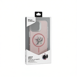 Funda con airbag de doble material DAM Brillant con soporte y lente para IP11 Pro Max - Product Image 1