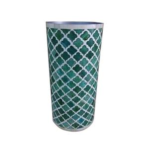 Nuevo y Elegante Jarrón Decorativo para Mesa Lateral, Florero de Alta Calidad con Incrustaciones de Hueso Multicolor a Buen Precio - Product Image 6