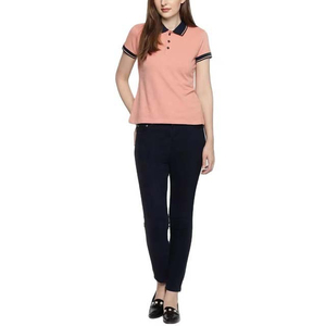 Chemises polo pour femmes en tissu de coton, respirantes, à manches courtes, pour le golf, t-shirts blancs pour femmes, nouvelle arrivée, vente chaude - Product Image 3