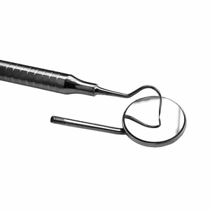 <b>Double</b> <b>Sided</b> Dental Mouth <b>Mirror</b> Quality Unique Plasma Coated Hollow Handle Front Surface Dental <b>Mirror</b> Rhodium Coated - Product Image 3