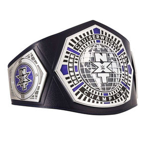 Ceintures de championnat NXT Cruiserweight et de lutte mondiale poids lourd pour adultes, en cuir et métal zinc, taille adulte - Product Image 5