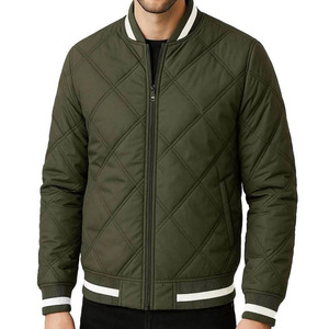 Chaqueta Bomber Acolchada para Hombre KIC STAR FASHION INDUSTRY, Cuello Alto, Cierre de Cremallera con Logotipo Frontal, Forro de Satén, Transpirable y Ligera - Product Image 4