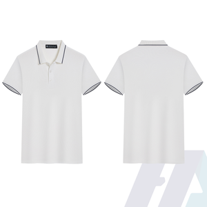 Polo personnalisé de qualité supérieure pour hommes 210gsm T-shirt personnalisé en mélange de coton doux et respirant - Product Image 2