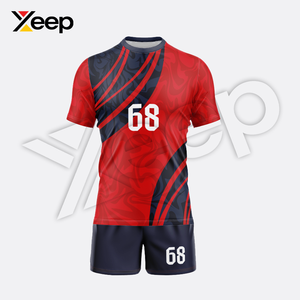 ชุดวอลเลย์บอล XEEP รุ่น XC-VU-09 ผ้าโพลีเอสเตอร์ ระบายอากาศได้ดี สำหรับทุกเพศ ขายดีที่สุด บริการ OEM ขายส่ง ปรับแต่งได้ พร้อมลายพิมพ์แบบรีดร้อน - Product Image 2