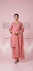 Shalwar Kameez pakistaní de alta calidad para mujer, listo para usar, importado, de calidad, listo para usar, de tela lawn. - Product Image 3