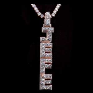 Pendentif Hip Hop Tête de Loup en Moissanite, Argent 925 Plaqué Rhodium, Micro-Pavé Brillant Rond, Breloque Animale Unisexe pour Tenues de Soirée - Product Image 1