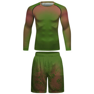 Compression Wear Fitness Yoga Gym Sets For Men Wholesale Rate Gym Workout Compressions Shirts and <b>Pants</b> Set - Product Image 4