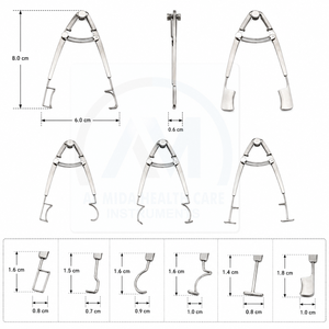 ชุดเครื่องมือผ่าตัดตาแบบสเปคูลัมสแตนเลสสตีลสำหรับการผ่าตัดตา - Product Image 6