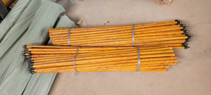 Manches de balai en bois 25-34 pouces, durables et légers, avec poils rigides pour le nettoyage des sols domestiques, style basique - Product Image 3