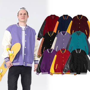 Varsity Jacket With Customizable Logos Premium Cotton Blend Design Perfect For Sports Teams And University Fashion winter jacket - Product Image 1