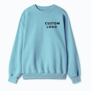 เสื้อสเวตเชิ้ตผู้ชายแขนยาวผ้าฝ้ายฟลีซ 100% คุณภาพสูง คอกลม ทรงปกติ ระบายอากาศได้ดี เหมาะสำหรับฤดูหนาว ขายส่ง - Product Image 1