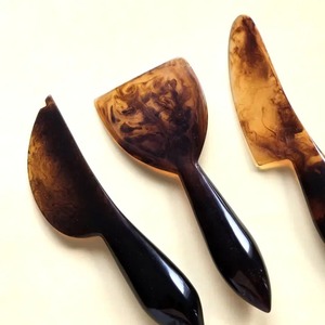 Faizacraft Hot Selling Customized Color Resin Eco-Friendly Durable <b>Cheese</b> Tools <b>Set</b> Creative Butter Cutter Fork Dishwasher - Product Image 3