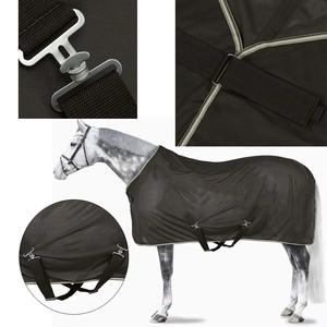 Nouvelle conception, couverture pour cheval de haute qualité, imperméable et respirante, logo personnalisé disponible à bas prix avec OEM - Product Image 3
