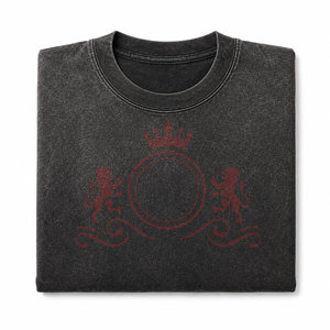 Camiseta de Moda con Hombros Caídos, Efecto Desgastado por el Sol, Tejido Transpirable y Costuras Premium para Uso Diario - Product Image 2