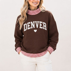 Suéter de Cuello Alto Bordado Pink Sunshine de Primera Calidad para Mujer, Corte Regular, Tejido de Punto, Ropa Casual de Otoño - Product Image 4