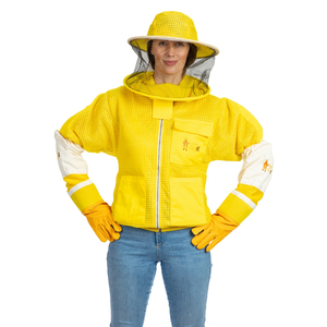 Veste de protection apicole ventilée ultralégère à 3 couches de haute qualité Hunar Industries, voile anti-piqûres de niveau D - Product Image 4
