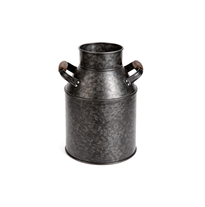 Vase rustique galvanisé Headway de 9,75 po de hauteur, style ferme, pour arrangements floraux, mariages, spas et compositions florales - Product Image 2