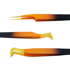 Pince à épiler professionnelle de haute qualité avec logo personnalisé, en acier inoxydable, pointes pointues, soin des yeux, par Stahlmann Pro - Product Image 1