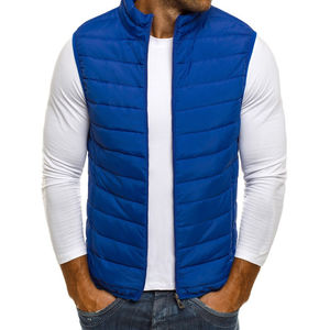 Chaleco Acolchado Ligero Informal para Hombre, Marca Privada High Street, Diseño Sólido, Impermeable, Cortavientos, Ropa de Invierno - Product Image 6
