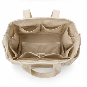 Bolsa de Compras de Lona Lavable de Uso Medio Resistente, Hecha a Medida, con Múltiples Compartimentos para Comestibles, Comercio Minorista y Publicidad - Product Image 6