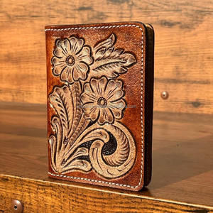 Porte-passeport en cuir nouveau concepteur usiné à la main sculpture Style occidental Offre Spéciale Design Unique accessoires de voyage multifonctions - Product Image 3