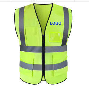 2025 Breathable Reflective Safety <b>Vest</b> Outdoor <b>Hi</b> <b>Vis</b> Security Custom Logo Outdoor Workwear Sleeveless Polyester Unisex - Product Image 3