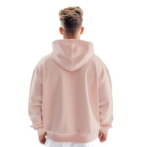 Sweat-shirts à capuche unis pour hommes, mode hiver, impression personnalisée, couleur unie, pull en velours, nouveau style - Product Image 6