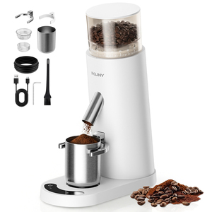 เครื่องบดกาแฟแบบชาร์จไร้สาย เครื่องบดเมล็ดกาแฟแบบปรับได้ 60 ระดับ, เครื่องบดเมล็ดกาแฟไฟฟ้าแบบพกพา, ป้องกันไฟฟ้าสถิต ลดการตกค้าง - Product Image 1