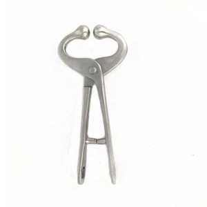 Pince à nez de taureau vétérinaire en acier inoxydable durable, équipement de manipulation du bétail, 33 cm, personnalisable pour l'utilisation porcine - Product Image 2