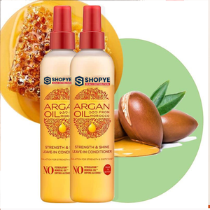 Acondicionador Capilar sin Enjuague con Aceite de Argán de Marca Privada CAITU, Fuerza y Brillo para Cabello Rizado Africano, Fórmula Líquida Hidratante - Product Image 4