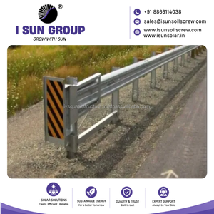 Barrière de sécurité routière en acier galvanisé résistant à la corrosion, type W, pour autoroute - Product Image 2