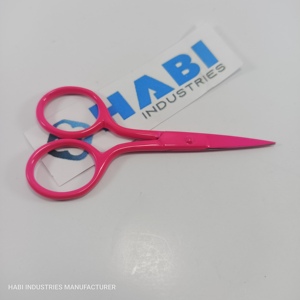 Ciseaux à broder à bord lisse multicolores, demi-ornés d'or, en acier au carbone de qualité industrielle, outil domestique découpé au laser pour fils - Product Image 4