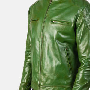 Chaqueta de Cuero Genuino para Motociclistas, Tejido Transpirable, Nuevo Estilo 2026, Chaqueta de Cuero para Hombre - Product Image 5