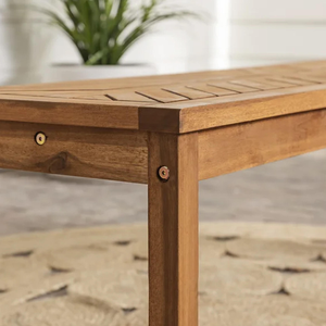 Classic Wooden Stool <b>Bench</b> Backless <b>With</b> Minimalist Design for Garden <b>Set</b> Furniture Decoration - Product Image 5