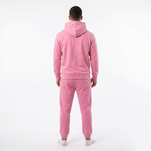 Hawk Eye Sports <b>Men's</b> Slim-Fit Fleece 300g Winter <b>Pullover</b> Hoodie Tracksuit Set Full-Length Drawstring Closure Anti-Bacterial - Product Image 2