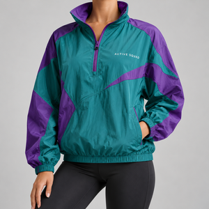 New Fashionable Long Sleeve <b>Women</b> <b>Windbreaker</b> Jacket OEM Factory Wholesale Price Customized Logo <b>Women</b> <b>Windbreaker</b> Jacket - Product Image 1