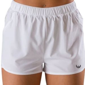 Shorts de course blancs pour femmes, légers, à séchage rapide, pour la salle de sport, l'entraînement, le fitness, les vêtements de sport - Product Image 3