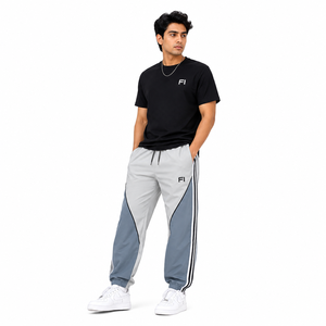 Wholesale <b>Athletic</b> Trousers Drawstring Elastic Waist Color Block Training Casual Jogging Bottoms Custom Fit men's pants USA - Product Image 4