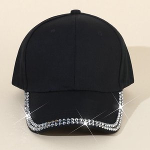 ผู้ผลิตหมวกแบบกำหนดเอง หมวกแก๊ปแบบ Snapback ผ้าหนังกลับ ประดับเพชร หมวก Trucker ผ้าเดนิม หมวกแก๊ปปีกโค้ง ผ้าหนังกลับ หมวกเบสบอลแบบคลาสสิก หมวกตาข่ายแบบสปอร์ต - Product Image 4