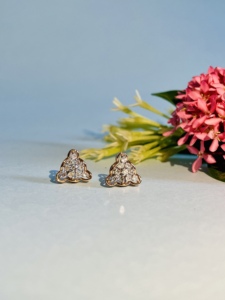 Pendientes de Diamantes Naturales con Corte Brillante Redondo, Certificados por GGL, Oro Rosa de 14K, Joyería de Lujo para Mujer, Estilo Romántico - Product Image 3