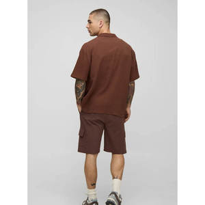 Chemise à manches courtes pour homme avec poche, impression à la demande, livraison directe, chemise habillée imprimée - Product Image 5