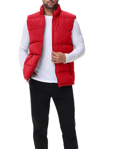 Gilet matelassé sans manches à capuche ultra fin chaud et léger pour homme, noir, imperméable, respirant, séchage rapide - Product Image 3