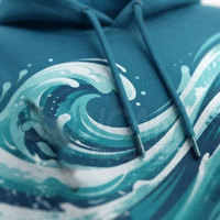 Sweat à capuche court ample en coton 100% pour femme, hiver, impression personnalisée sur le devant, respirant, écologique, décontracté