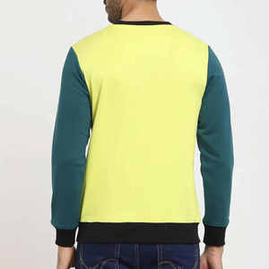 เสื้อสเวตเชิ้ตแขนยาวสีขาวอมฟ้า คอกลม ทรงแร็กแลน สำหรับผู้ชาย ขายส่ง เหมาะสำหรับฤดูหนาว สวมใส่สบาย รับสกรีนโลโก้ - Product Image 3