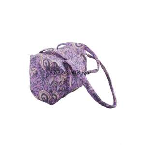 Bolso de Hombro Grande de Algodón Orgánico Hecho a Mano, Estilo Vintage, Multicolor, con Dos Asas y Cierre de Cremallera, para Viajes y Uso Diario, Estilo Rajasthan - Product Image 3