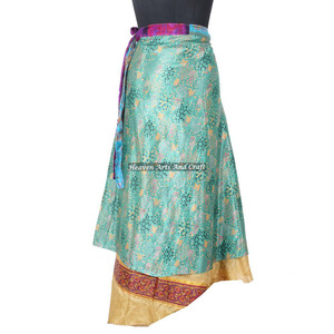 Nuevas faldas indias de seda multicapa, pareo mágico de 38 pulgadas, diseño personalizado, lo último en moda femenina. - Product Image 5